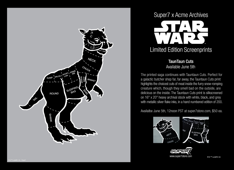 Illustration for article titled Tauntaun Butcher Chart Is Your Definitive Guide To Reptomammalian Meat
